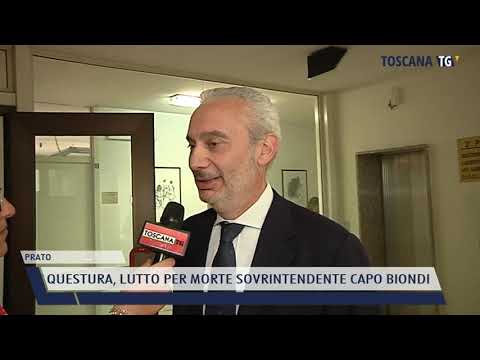 2021-04-12 PRATO - QUESTURA, LUTTO PER MORTE SOVRINTENDENTE CAPO BIONDI
