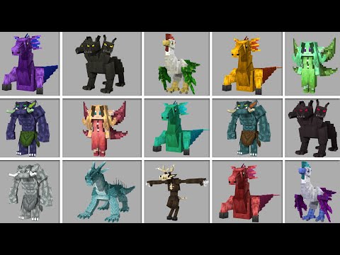 ALL NEW MYTHOLOGICAL CREATURES IN MINECRAFT!!  MYTHOLOGICAL CREATURES ADDON
