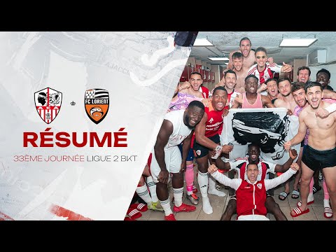 AC Athletic Club Ajaccio 2-1 FC Lorient Bretagne Sud