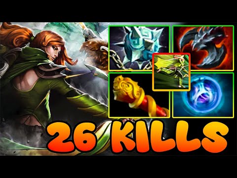 Windranger Dota 2 Carry Offlane 7.33 Meta With 26 Kills Pro Gameplay Build Guide