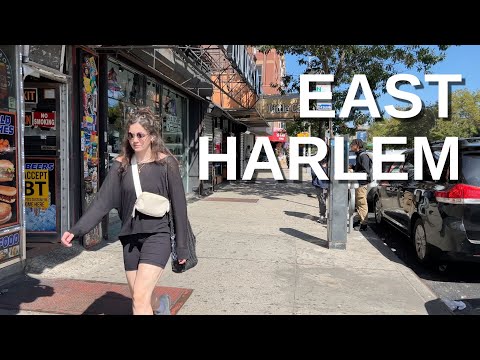 NEW YORK CITY Walking Tour [4K] - EAST HARLEM