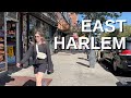 NEW YORK CITY Walking Tour 4K EAST HARLEM