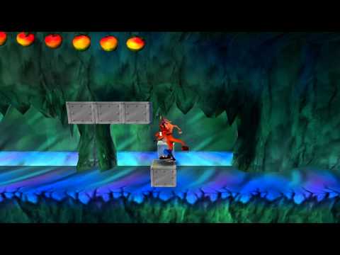Crash Bandicoot 2: Cortex Strikes Back 100% Walkthrough HD - Part 8: Snow Go Red Gem
