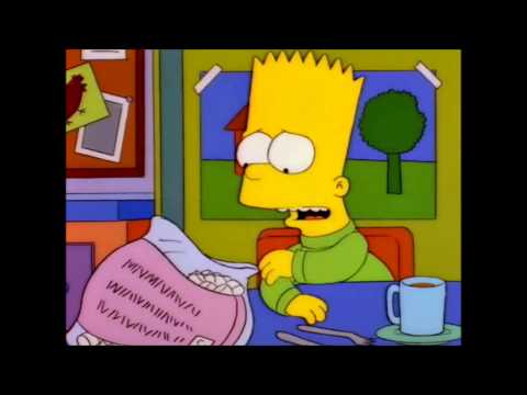The Simpsons Bart Marshmallow Slice