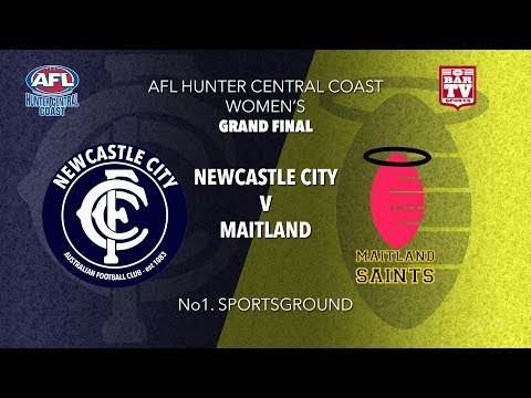 2019 Hunter Central Coast AFL Women's - Grand Final - Newcastle City Blues v Maitland Saints