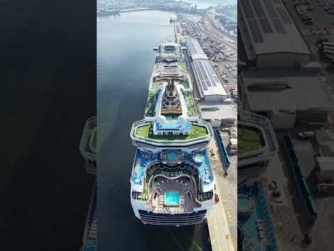 Thumbnail for Crown Princess cruises into Fremantle, Western Australia to start the Summer season #cruise #ship