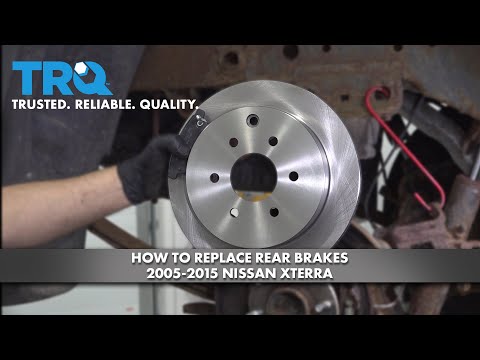 How To Replace Rear Brakes 2005-2015 Nissan Xterra
