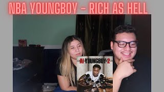 YoungBoy Never Broke Again - RICH AS HELL | Official Audio | REACTION