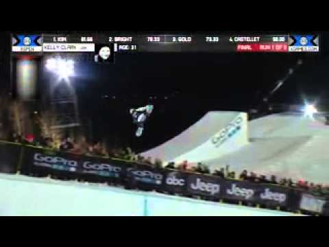 KELLY CLARK WINS SILVER IN WOMEN'S SNOWBOARD SUPERPIPEWinter X Games 2015 Aspen   X Games 14
