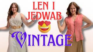 Nie uwierzysz jakie skarby vintage kupiłam! Len i jedwab - perły z Wadowic! Stylizacje w trendach!