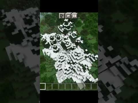 Ghost Gaming - Smallest Snow Biome Ever  || Minecraft || #minecraft #mcpe #ghostgaming