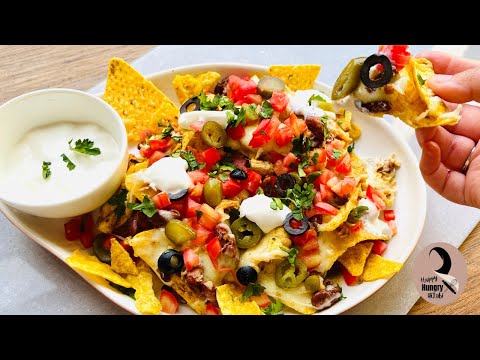 Chicken Nachos | Movie Night Snacks
