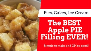 Best Apple Pie Filling Ever! FULL RECIPE & CORNSTARCH AMOUNT IS IN DESCRIPTION BOX :D