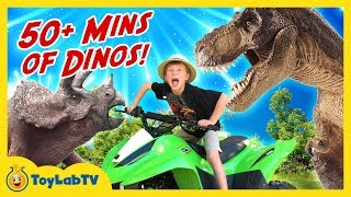 Dinosaur Adventure With 50+ Minutes of T-Rex &amp; Fun Kids Surprise Toys