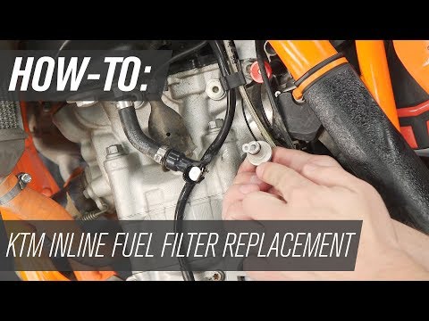 How To Replace the Inline Fuel Filter on a KTM Dirt Bike