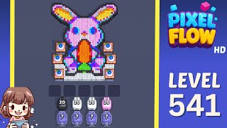 Pixel Flow Level 541 Solution Walkthrough