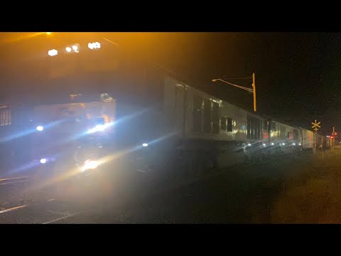 Up SCT 2PM9 with CSR013 and CSR024 at north Geelong heading to Laverton 20/7/2023