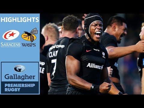 Saracens Look to Extend Winning Record | Saracens v Wasps | Gallagher Premiership Highlights