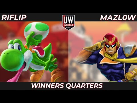 Riflip (Yoshi) vs KNWI | Mazl0w (Captain Falcon) - Between 2 Lakes 43 Winners Quarters