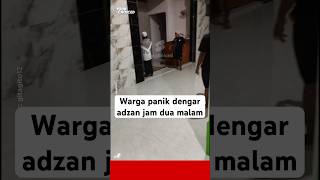 Download lagu The sound of the call to prayer makes people flock to the mosque mp3