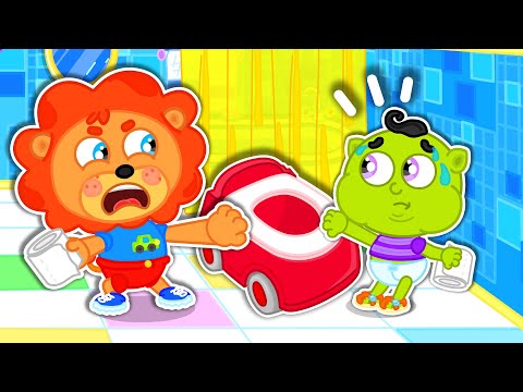 LeonCito | Pelea por el baño | Dibujos animados | Video Para Niños