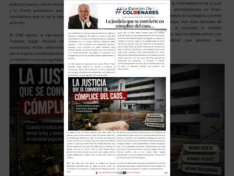 La justicia que se convierte en cómplice del caos