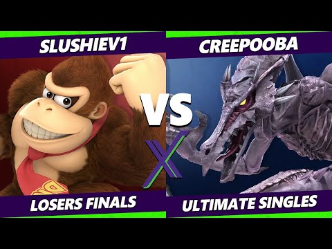 S@X 413 Losers Finals - SlushieV1 (Donkey Kong) Vs. Creepooba (Ridley) Smash Ultimate - SSBU