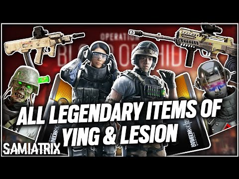 All Legendary Items of Ying & Lesion - Operation Blood Orchid - Rainbow Six Siege