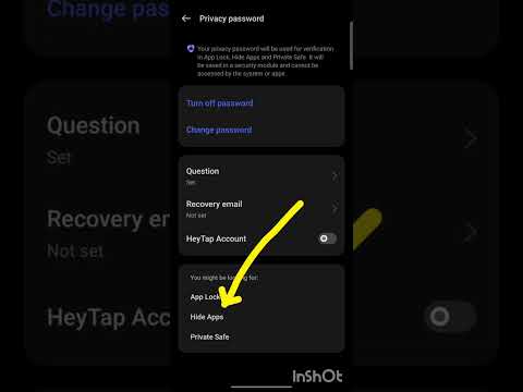 How to hide apps in OPPO mobile