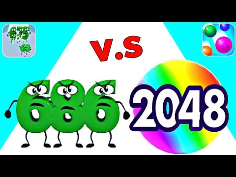 Battle of the Merging Games: Bounce Merge 2048 vs Number Merge Warriors