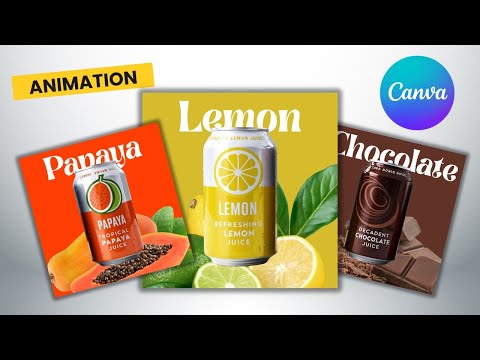 Motion Graphics Tutorial in Canva Create Food Video Ads in Canva