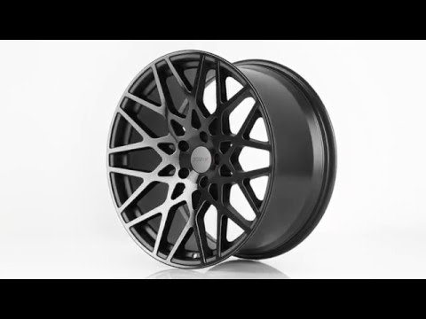 TSW Alloy Wheels- Vale in Matte Black with Gloss Black Face