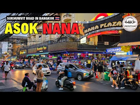 [4K] Asok and Nana Areas (Sukhumvit Soi 11) in Bangkok 🇹🇭 Walking Tour