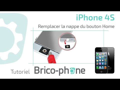 comment demonter le bouton home iphone 4