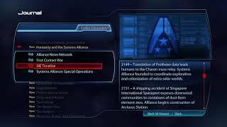 Mass Effect 3 Secondary Codex