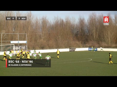 Samenvatting BSC '68 - NSV '46 (zaterdag 28 januari)