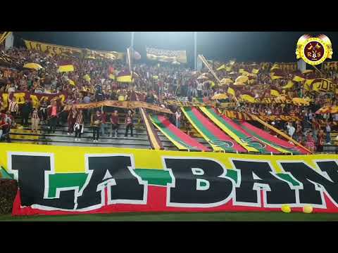 "Esta Noche Tenemos que Ganar" Barra: Revolución Vinotinto Sur &bull; Club: Tolima &bull; País: Colombia