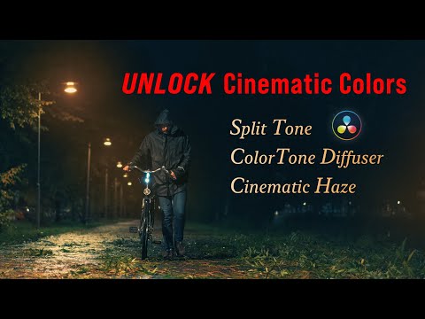 Cinematic Color Grading with DaVinci's Split Tone, ColorTone Diffuser & Cinematic Haze