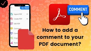 How to add a comment to your PDF document on Adobe Acrobat Reader?