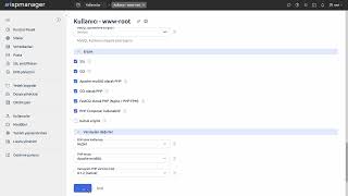 Ispmanager Kontrol Panel: Kullanıcı Yönetimi