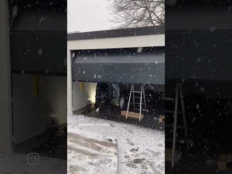 So sieht es aus, wenn eine moderne #fertiggarage aufgebaut wird 👍🏼