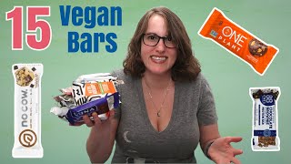 The Ultimate Vegan Protein Bar Taste Test (15 BARS!)