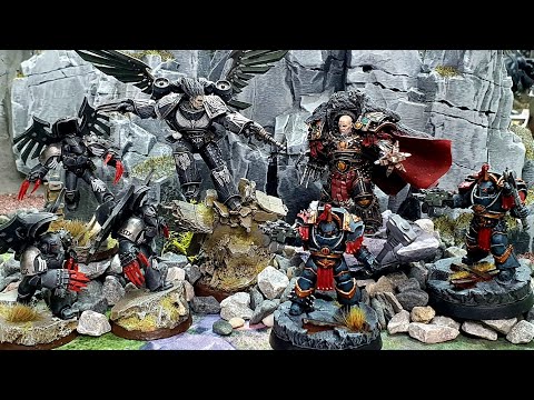 Raven Guard vs Sons of Horus, Warhammer Horus Heresy battle report, 3rd edition