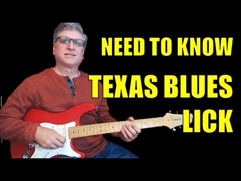 THE One Texas Blues Lick You Need to Know - Classic SRV style with tabs