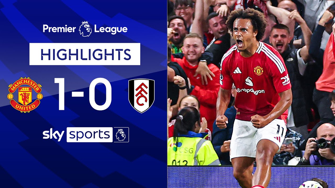 Zirkzee scores LATE WINNER on his debut! 💥| Man Utd 1-0 Fulham | Premier League Highlights