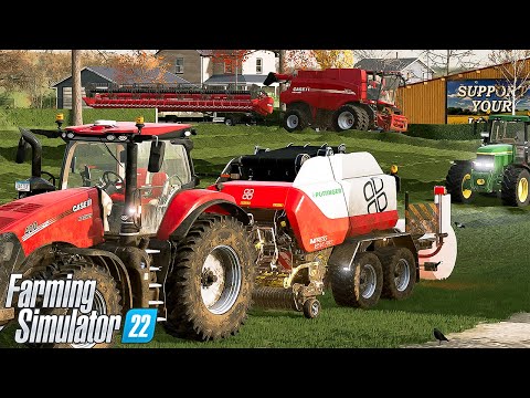 Elmcreek🔹Ep. 21 - 25🔹TWO HOURS of FARMING & MUSIC🔹Farming Simulator 22