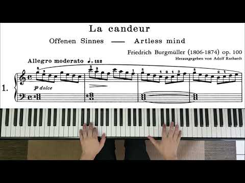 Burgmuller - La Candeur Op.100 n°1