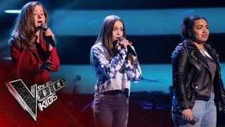 Juno, Hayley, Erin L - &#39;Eyes Shut&#39;: Battles | The Voice Kids UK 2017