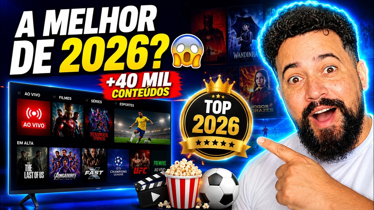 🔥 QUAL É O MELHOR IPTV HOJE – ESSA É A MELHOR LISTA IPTV 2026!