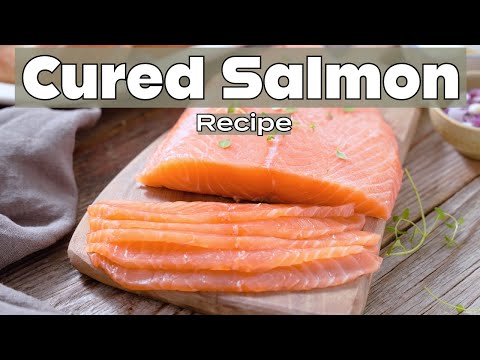 How to make cured salmon at home!!! It's easier than you think!